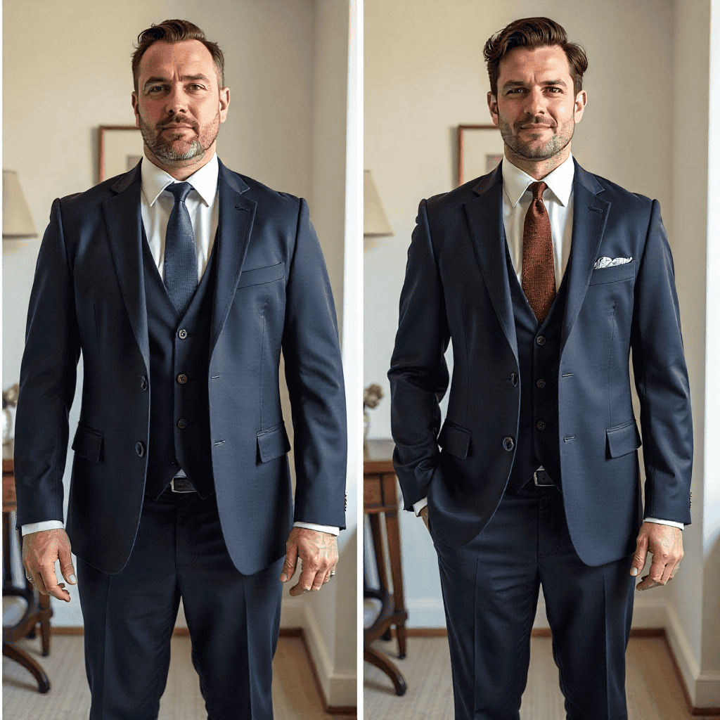 Bespoke suit tailoring process